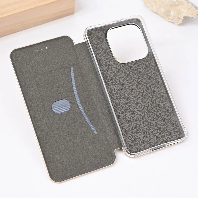 Maska za Xiaomi Redmi Note 14 4G na preklop Teracell Flip Premium zlatna