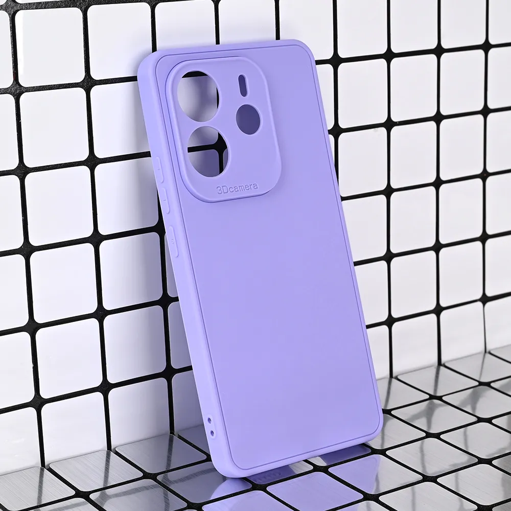 Maska za Xiaomi Redmi Note 14 4G (SRB) 3D Camera ljubičasta