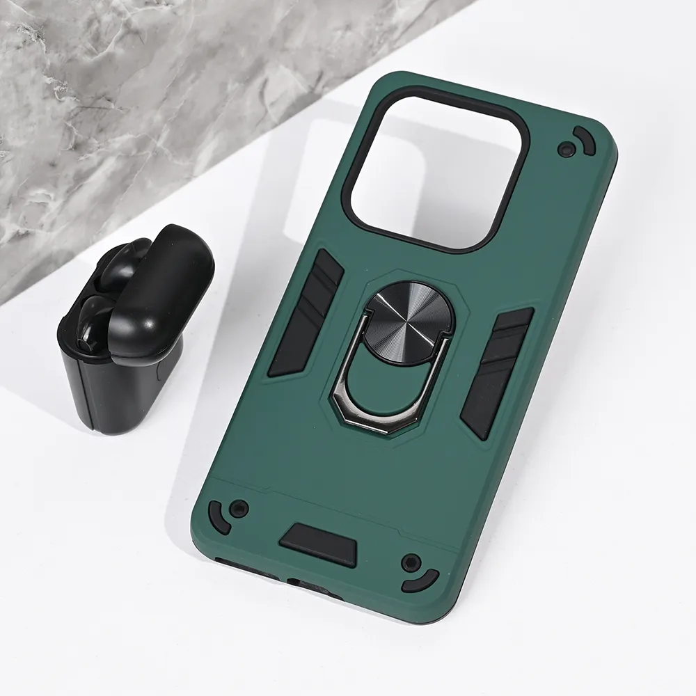 Maska za Xiaomi Redmi Note 14 5G tamno zelena Hard Ring