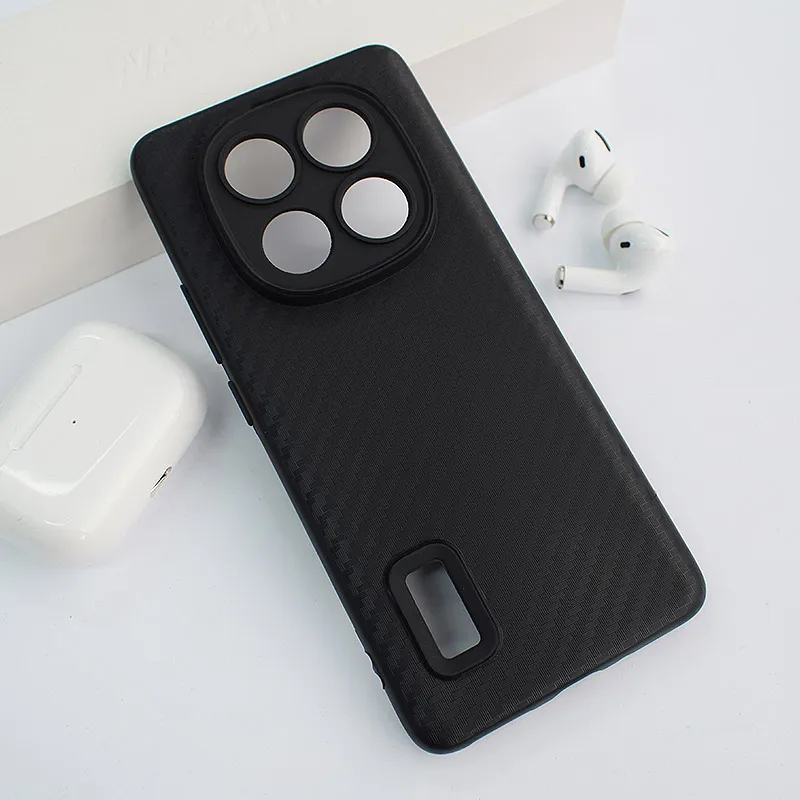 Maska za Xiaomi Redmi Note 14 Pro 4G (EU) Carbon fiber crna