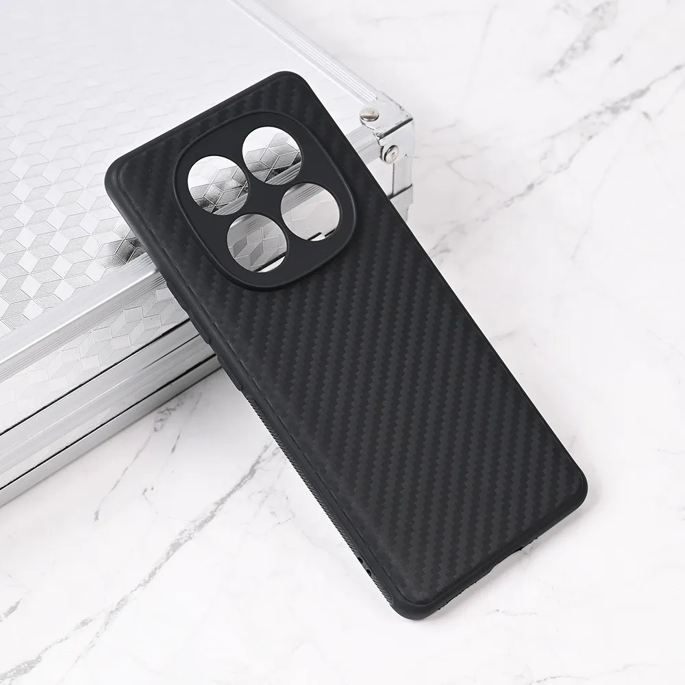 Maska za Xiaomi Redmi Note 14 Pro 5G (EU) Carbon fiber crna