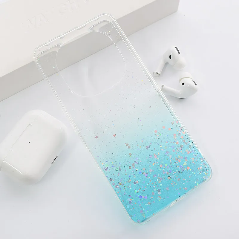 Maska za Xiaomi Redmi Note 14 Pro 5G tirkiz Stardust