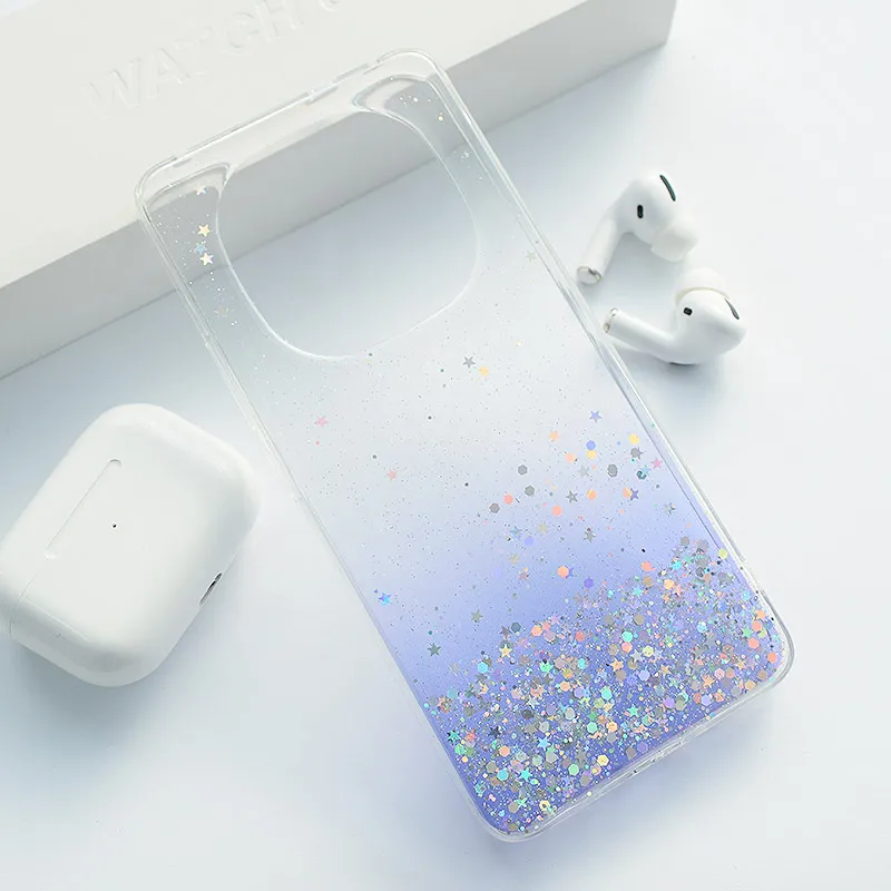Maska za Xiaomi Redmi Note 14 Pro Plus 5G Stardust ljubičasta