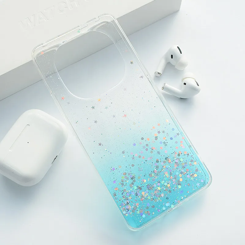 Maska za Xiaomi Redmi Note 14 Pro Plus 5G tirkiz Stardust