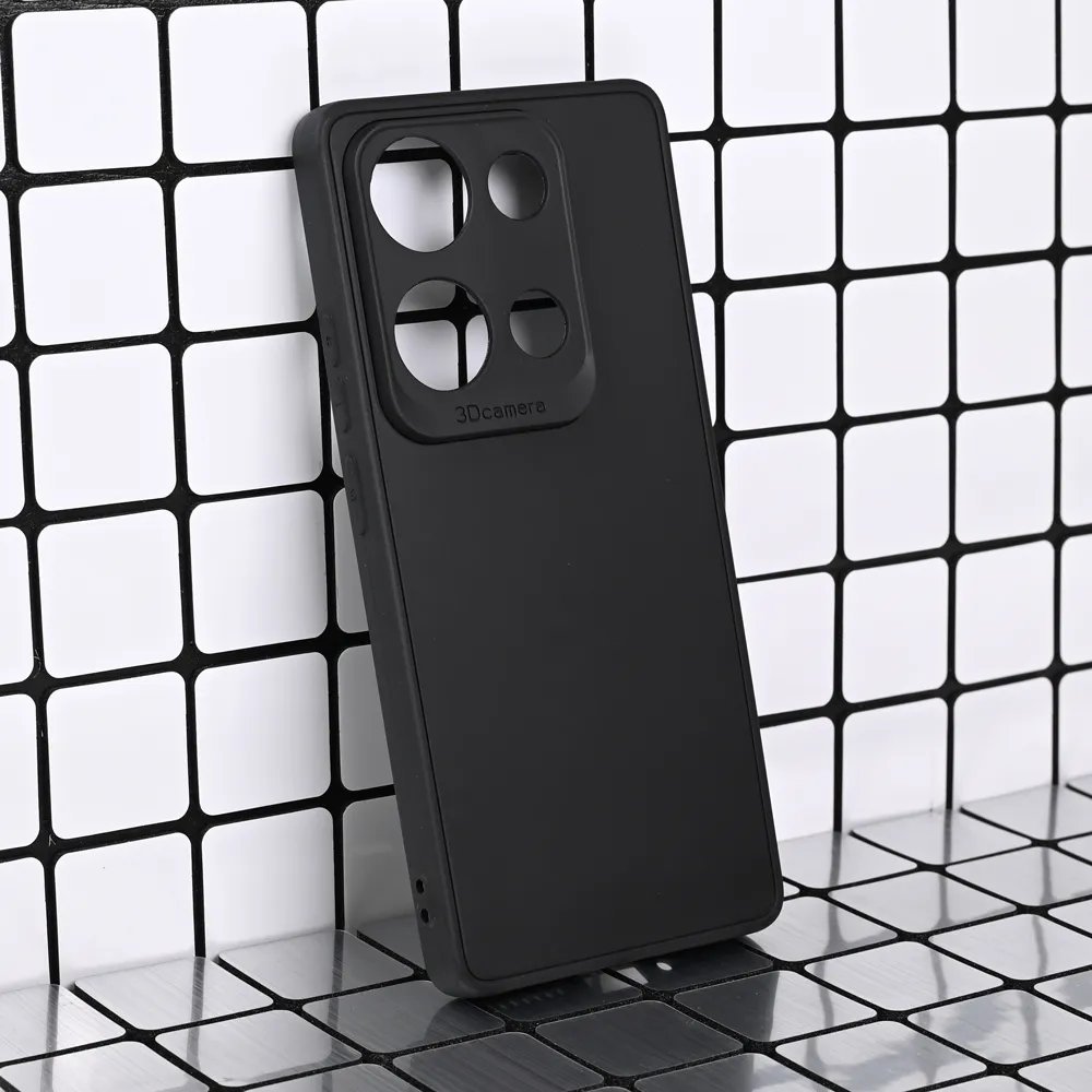 Maska za Xiaomi Redmi Note 14s 3D Camera crna