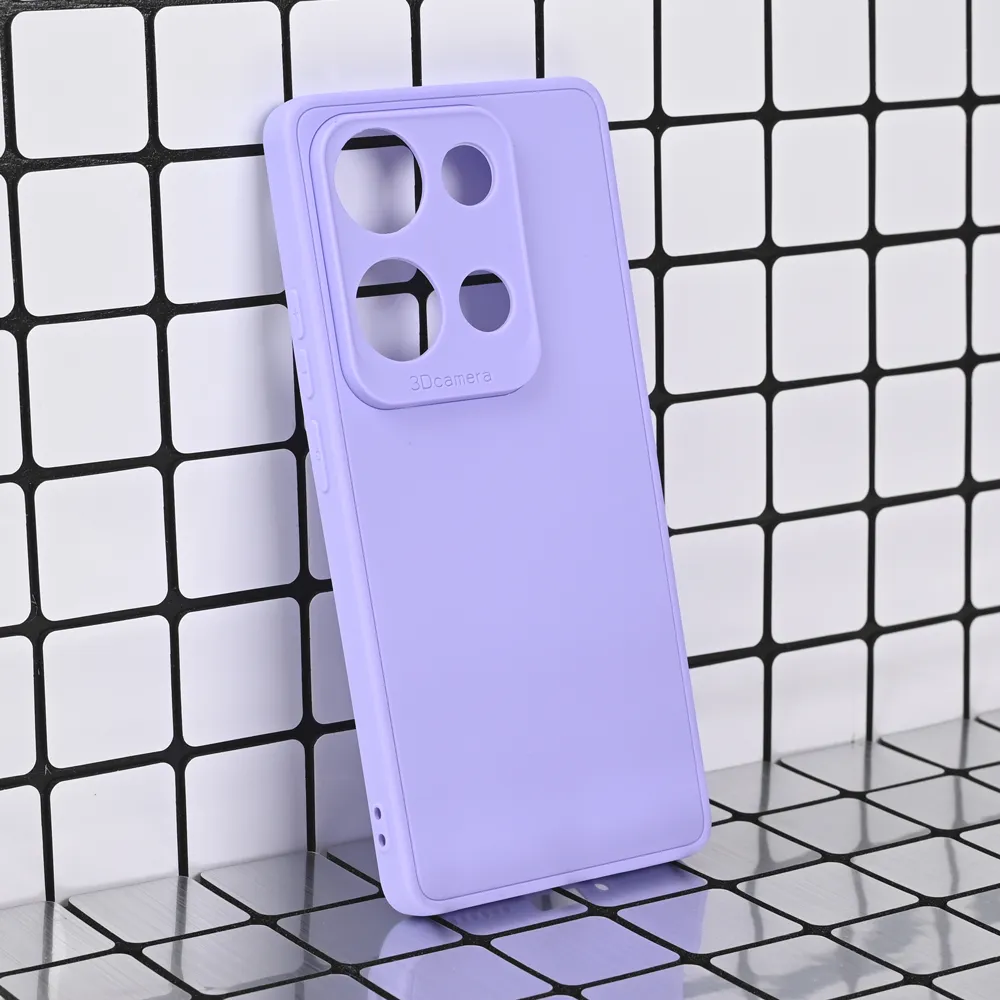 Maska za Xiaomi Redmi Note 14s 3D Camera ljubičasta