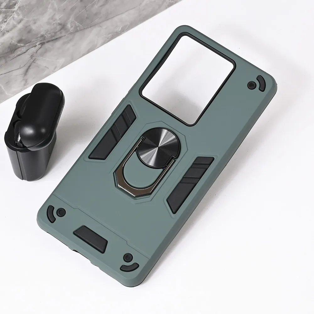 Maska za Xiaomi Redmi Note 14s Hard Ring tamno zelena
