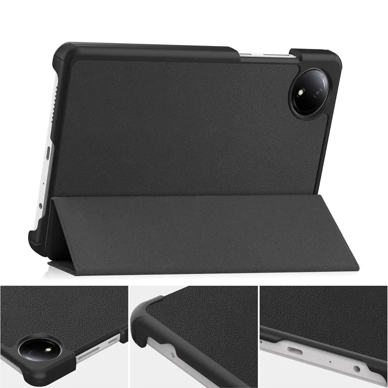 Maska za Xiaomi Redmi Pad SE (2024) 87 in na preklop Tablet Stripes crna