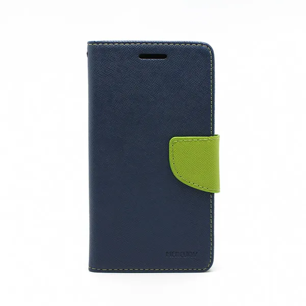 Maska za ZTE Blade A3 (2019) na preklop Mercury tamno plava-zelena