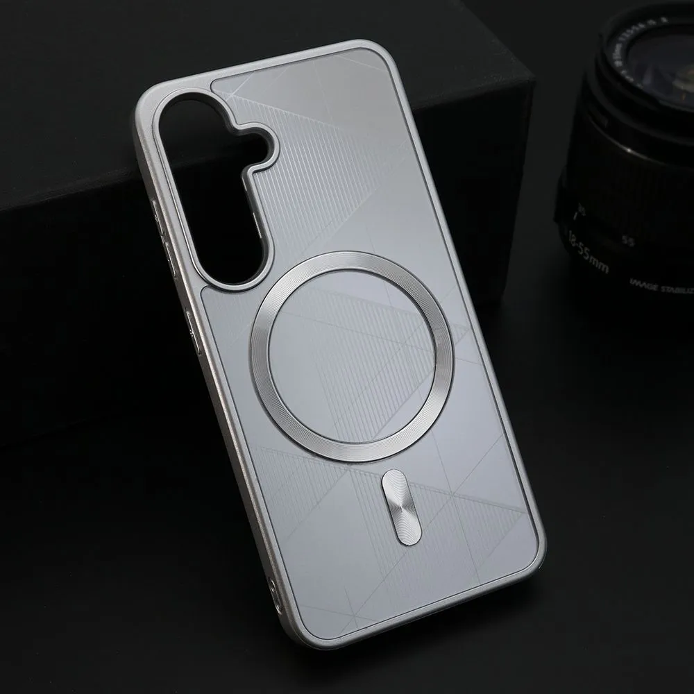 Maska ZEN SHIELD MagSafe za Samsung S931B Galaxy S25 5G/ srebrna