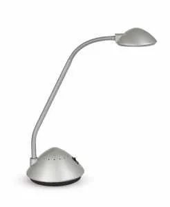 MAUL LED Stona lampa Arc srebrna