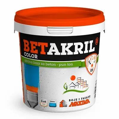 MAXIMA Boja za beton Maxibetakril crna 0,65l