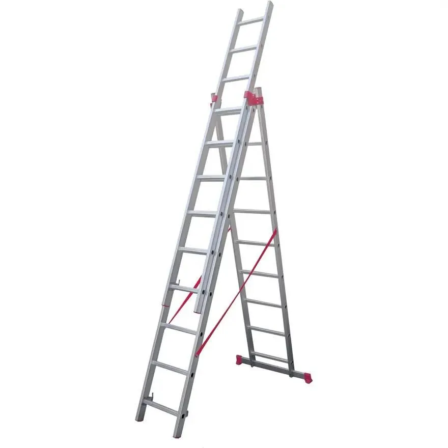 MAXMASTER Trodelne Merdevine 3x9 5,9m 3009