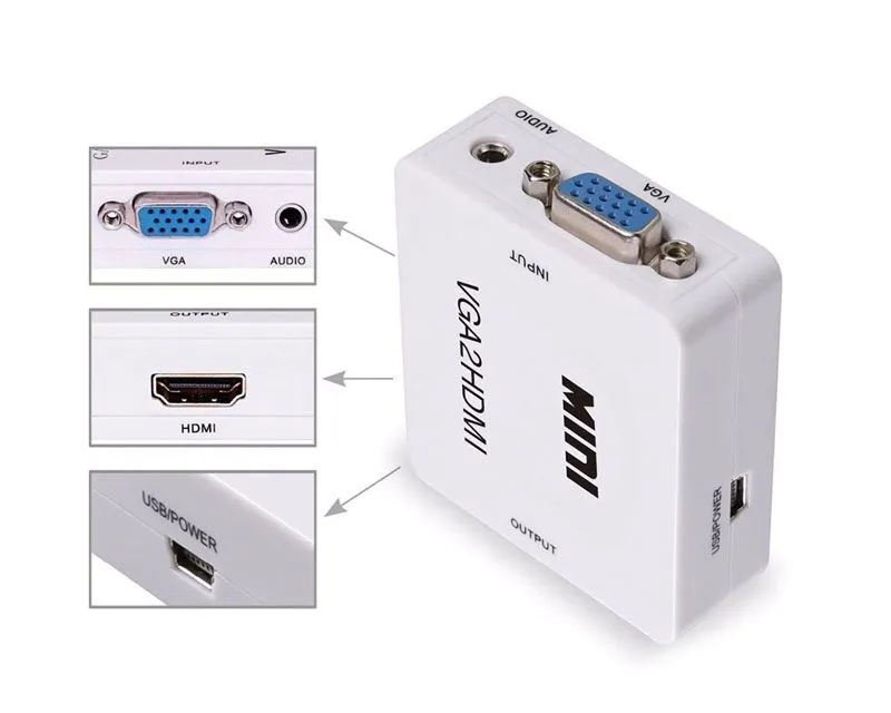 MAXPRO LINE Konverter VGA na HDMI aktivni STAR