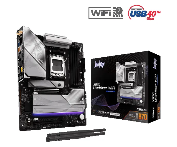 OSTALO MB AM5 ASRock X870 LIVEMIXER WIFI