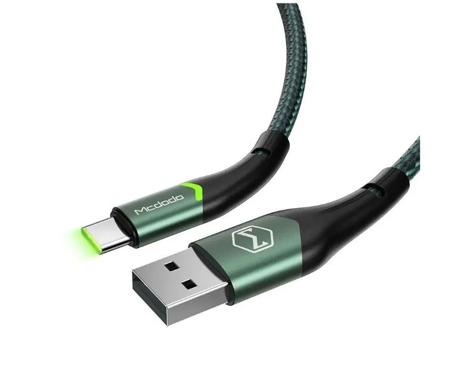 MCDODO Kabl CA-7961 USB-A na TIP-C/ 1m/ zelena