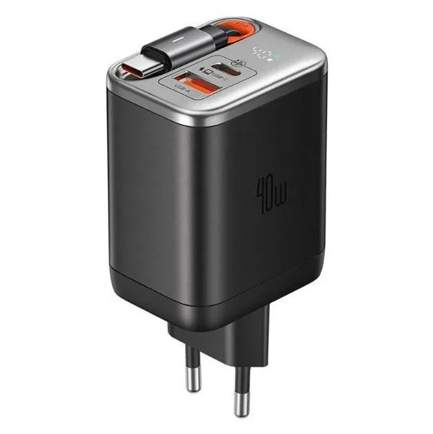 MCDODO Punjač CH-4281/ 40W/ sa kablom USB-C/ (65cm)/ crna