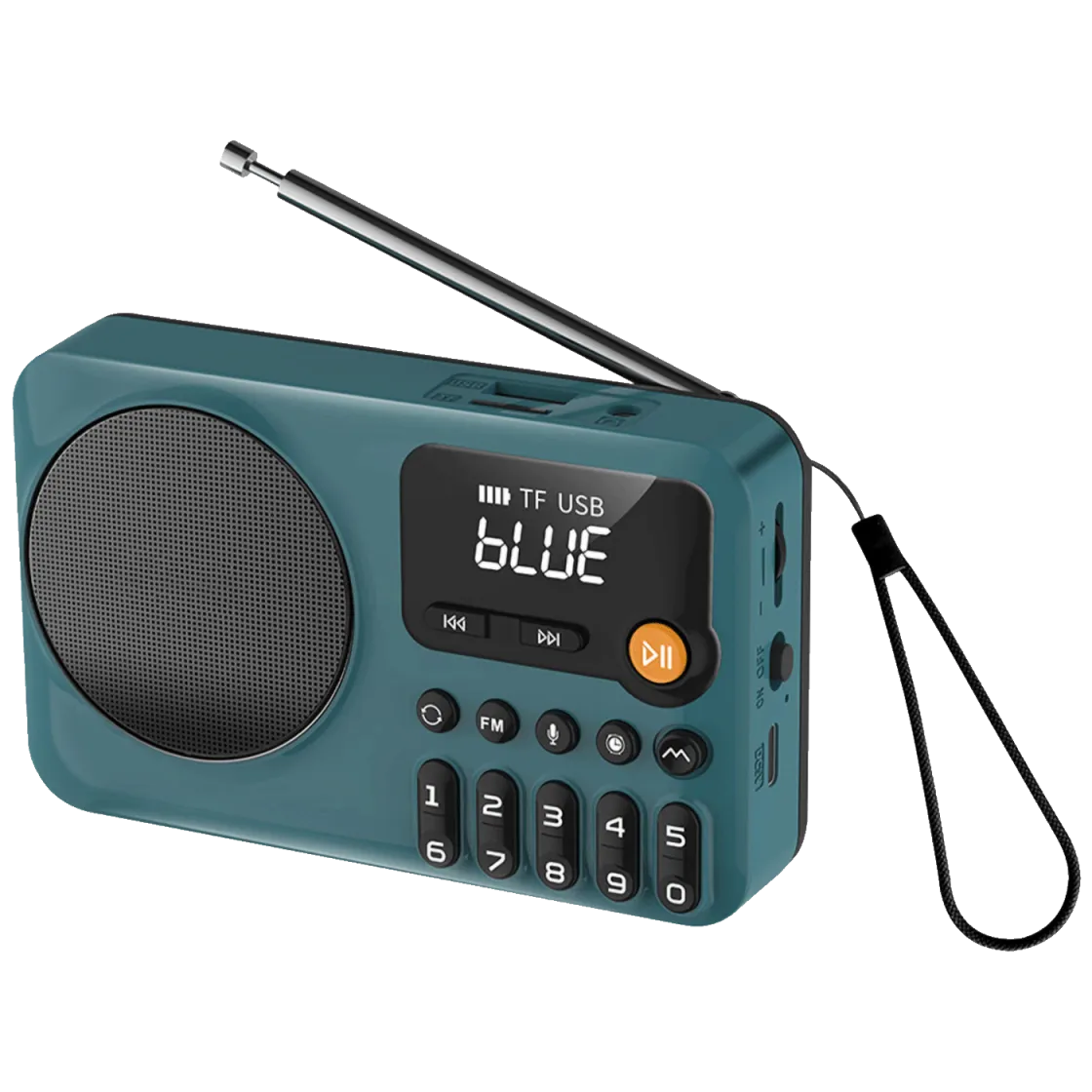 MeanIT Zvučnik bežični/ FM radio/ Bluetooth/ USB/ TF Card - B6