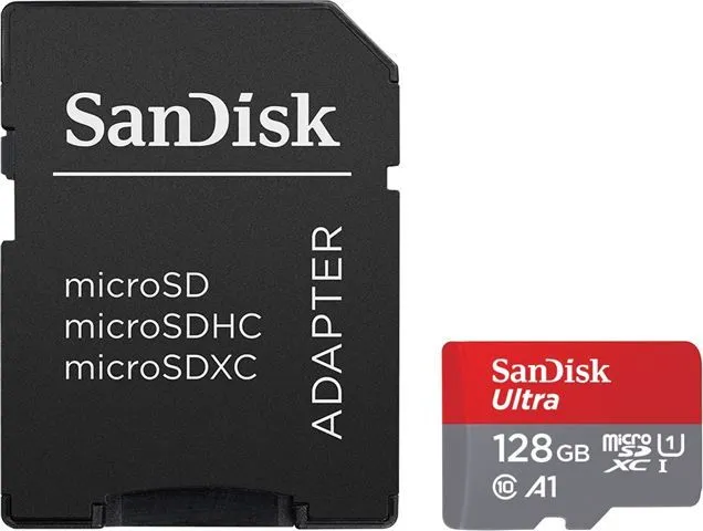 Mem.Kartica SanDisk SDXC 128GB Ultra Micro 140MB/s A1 Class 10 UHS-I + Adapter
