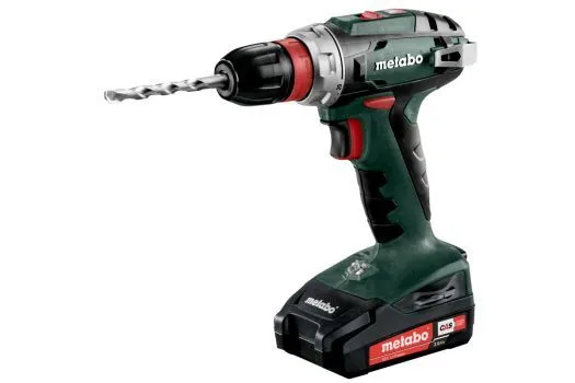 METABO Akumulatorska bušilica - odvrtač BS 18 Quick; 18V; 2x2,0 Ah
