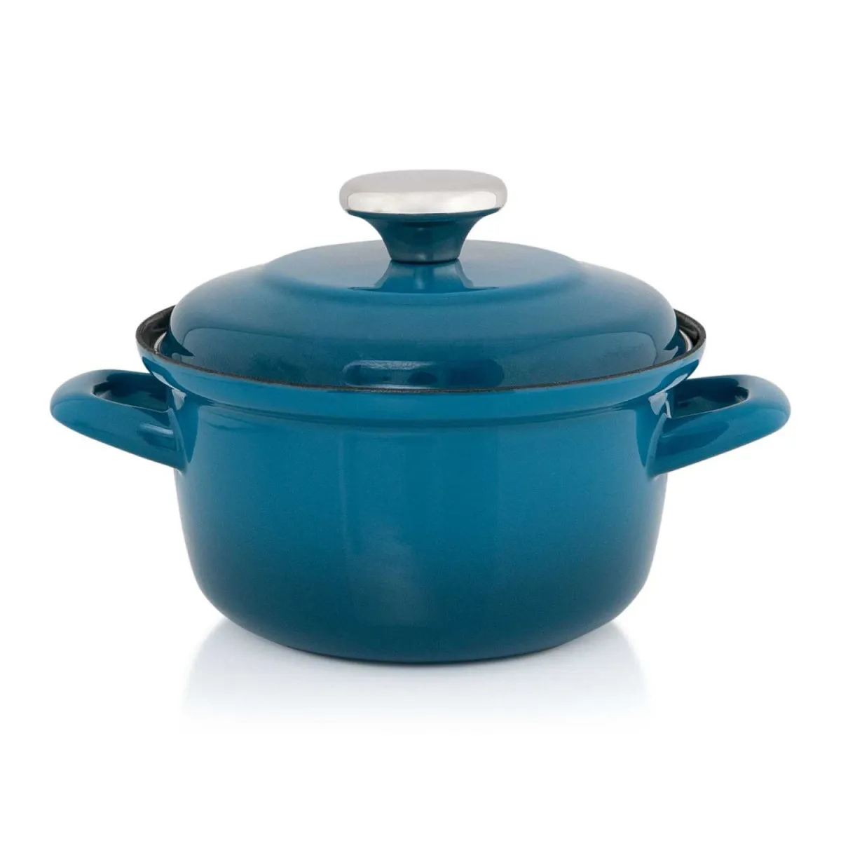 METALAC Duboka šerpa Maximus plava sa poklopcem  16cm/1,6L