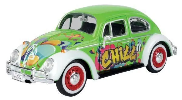 Metalni model automobila Volkswagen Beetle Graffiti 1966 1:24