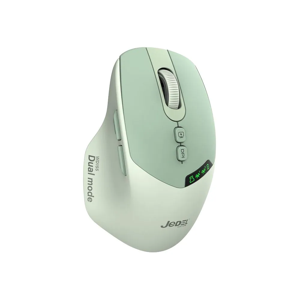 JEDEL Bežični miš Dual Modes 2in1 WD155 sivi