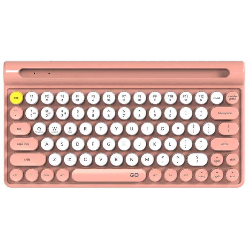 Miš tastatura Combo Wireless Fantech WK-897 GO Mochi 80 narandzasti