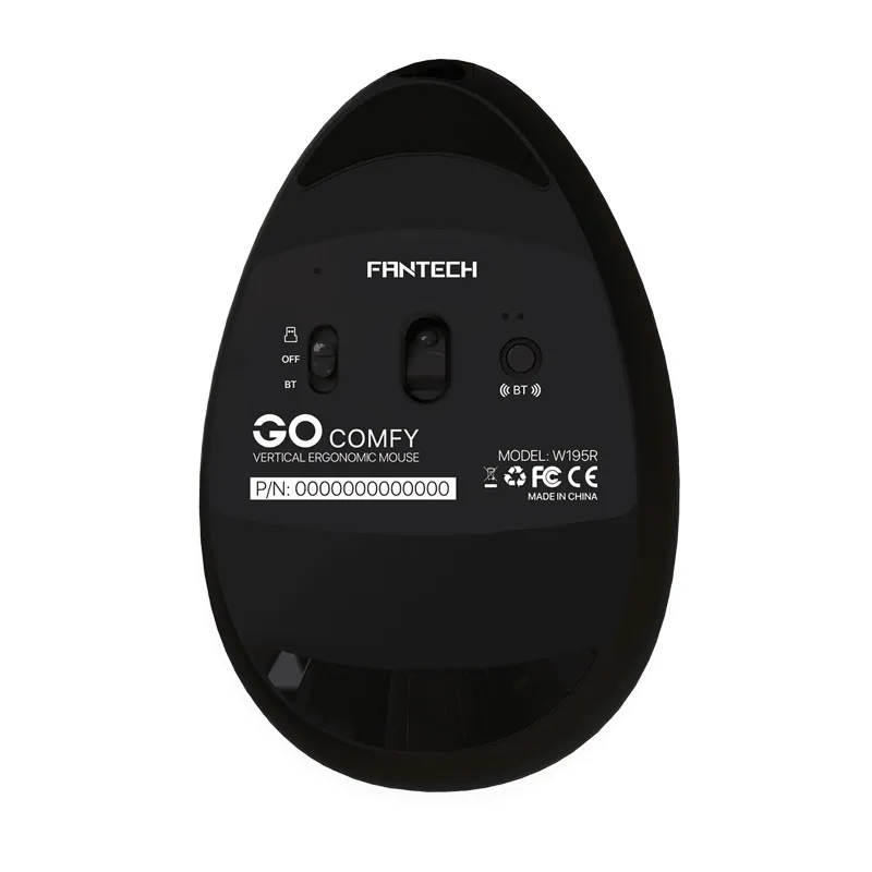 Miš Wireless Gaming Fantech W195R GO comfy sivi