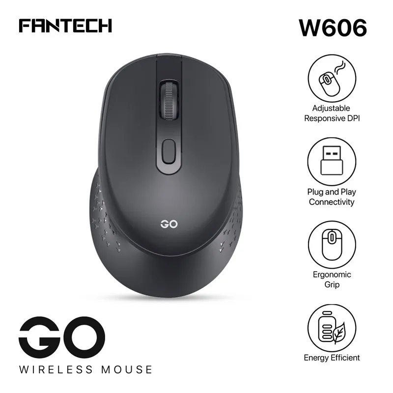 Miš Wireless Gaming Fantech W606 GO crni