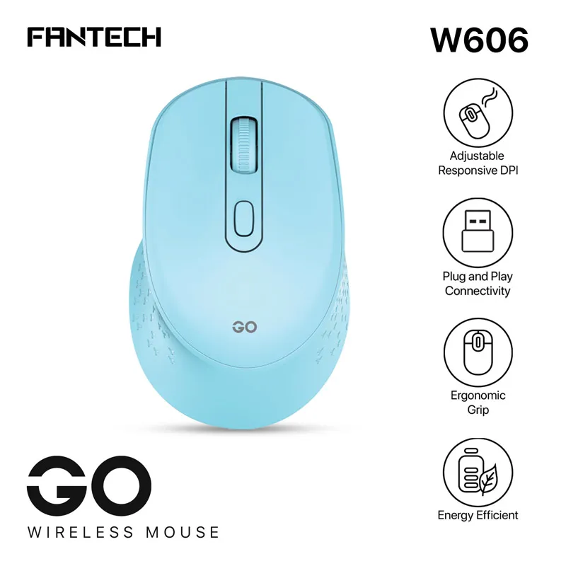 Miš Wireless Gaming Fantech W606 GO plavi