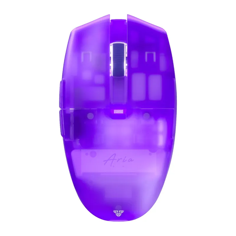 Miš Wireless Gaming Fantech XD7 Aria ljubicasti sa podlogom Fantech MP353 Agile ljubičasta