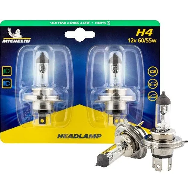 MICHELIN Sijalica H4 12V60/55W P43T long life 130% 2kom