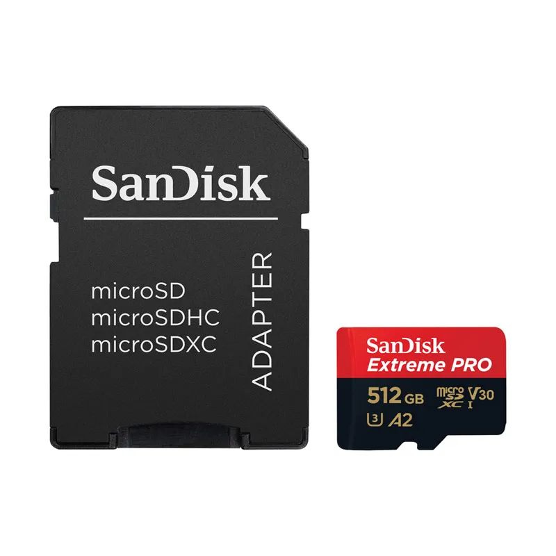 Micro SD SanDisk SDHC Extreme Pro 512GB 4K 170 MB/S Class 10 sa adapterom