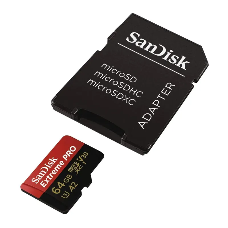 Micro SD SanDisk SDHC Extreme Pro 64GB 4K 170 MB/S Class 10 sa adapterom