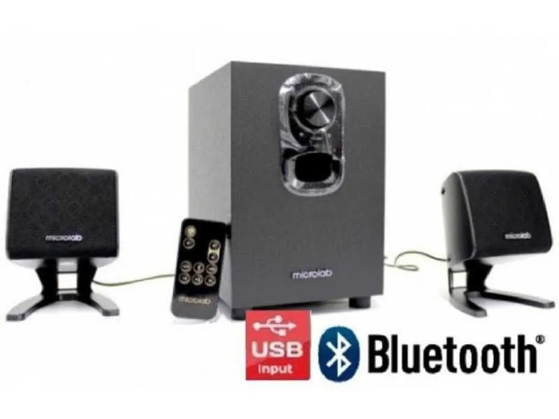 MICROLAB Bluetooth zvučnici M-108BT, drvo