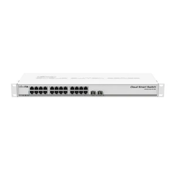 MIKROTIK CSS326-24G-2S+RM with SwitchOS, rackmount case