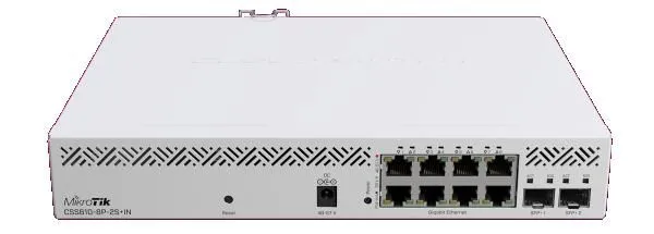 MIKROTIK CSS610-8P-2S+IN switch 8x GE, 2x SFP+, 8x PoE OUT