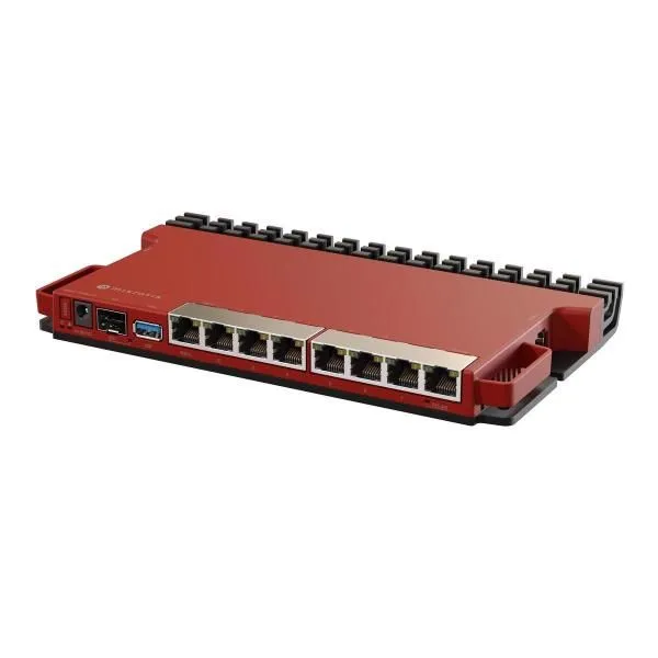 MIKROTIK L009UiGS-RM in Desktop/1U rackmount case with RouterOS L5