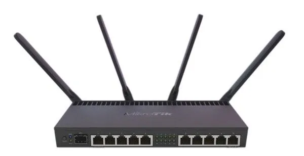 MIKROTIK RB4011iGS+5HacQ2HnD-IN, WiFi Router, Dual Band 1733Mb/s, 10x RJ45 1000Mb/s, 1x SFP+