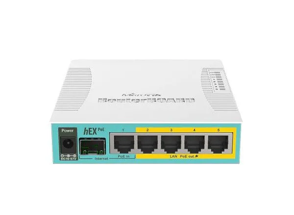 MIKROTIK RouterBOARD RB960PGS hEX PoE (5x GE, SFP)