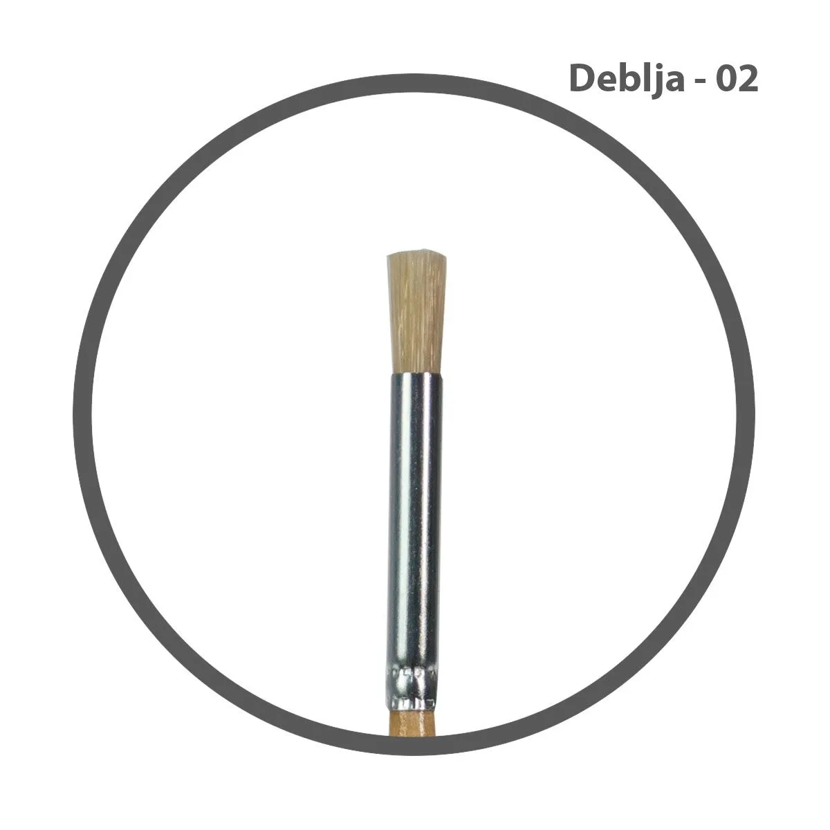 MILAN Četkica br.2 deblja  80313 20