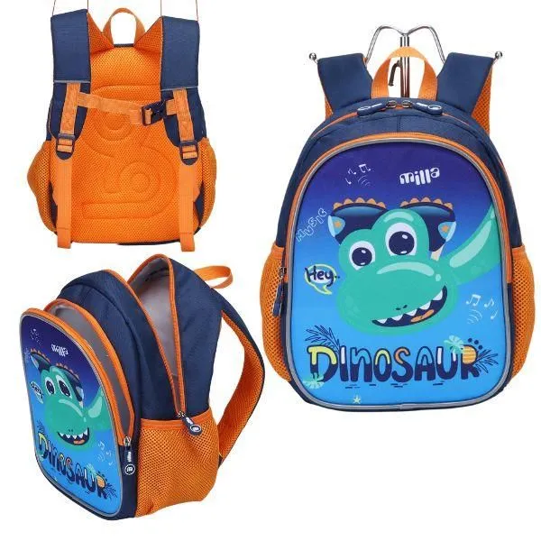 MILLA Dečiji ranac plavi dinosaurus 0848