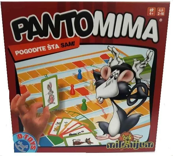 MILLATOYS Društvena igra Pantomima