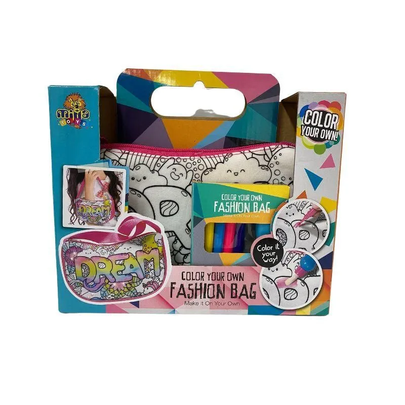 MILLATOYS Kreativni set Oboji svoju torbicu Dream ss-24-032b