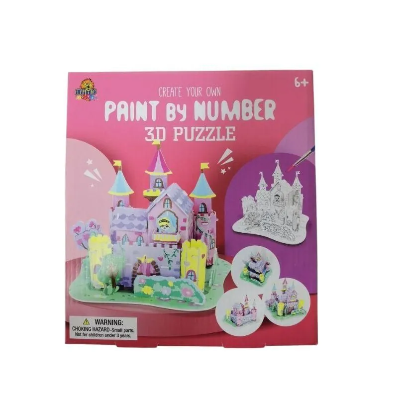 MILLATOYS Kreativni set Sastavi i oboji dvorac od puzli ss-23-006