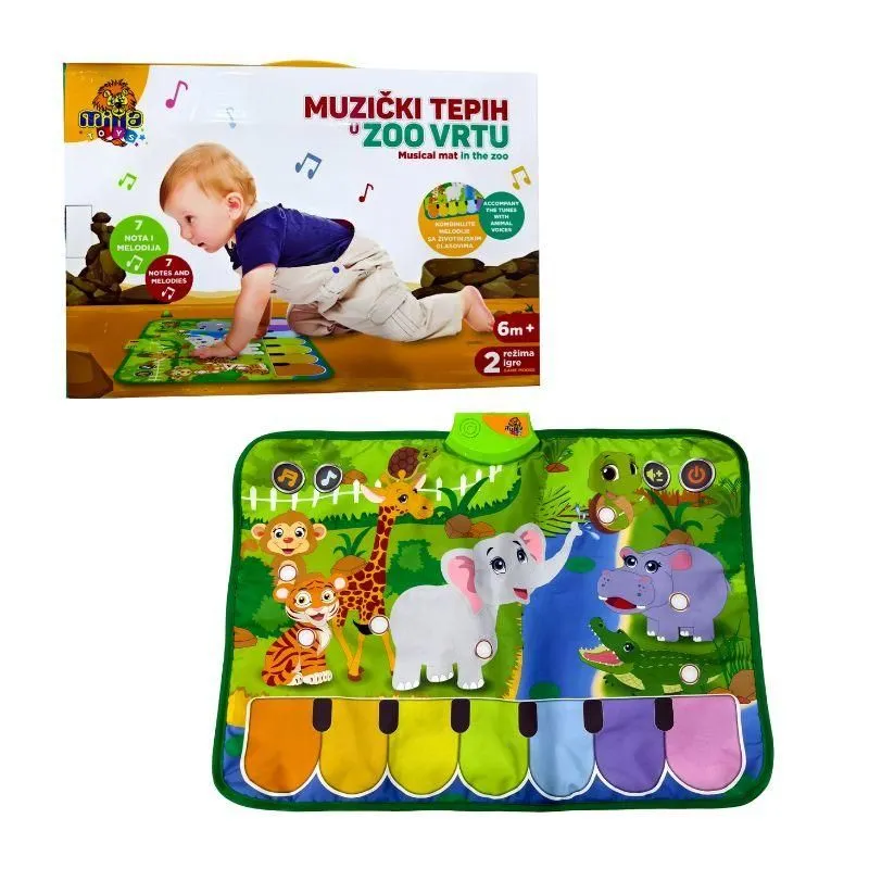 MILLATOYS Muzički tepih u Zoo vrtu