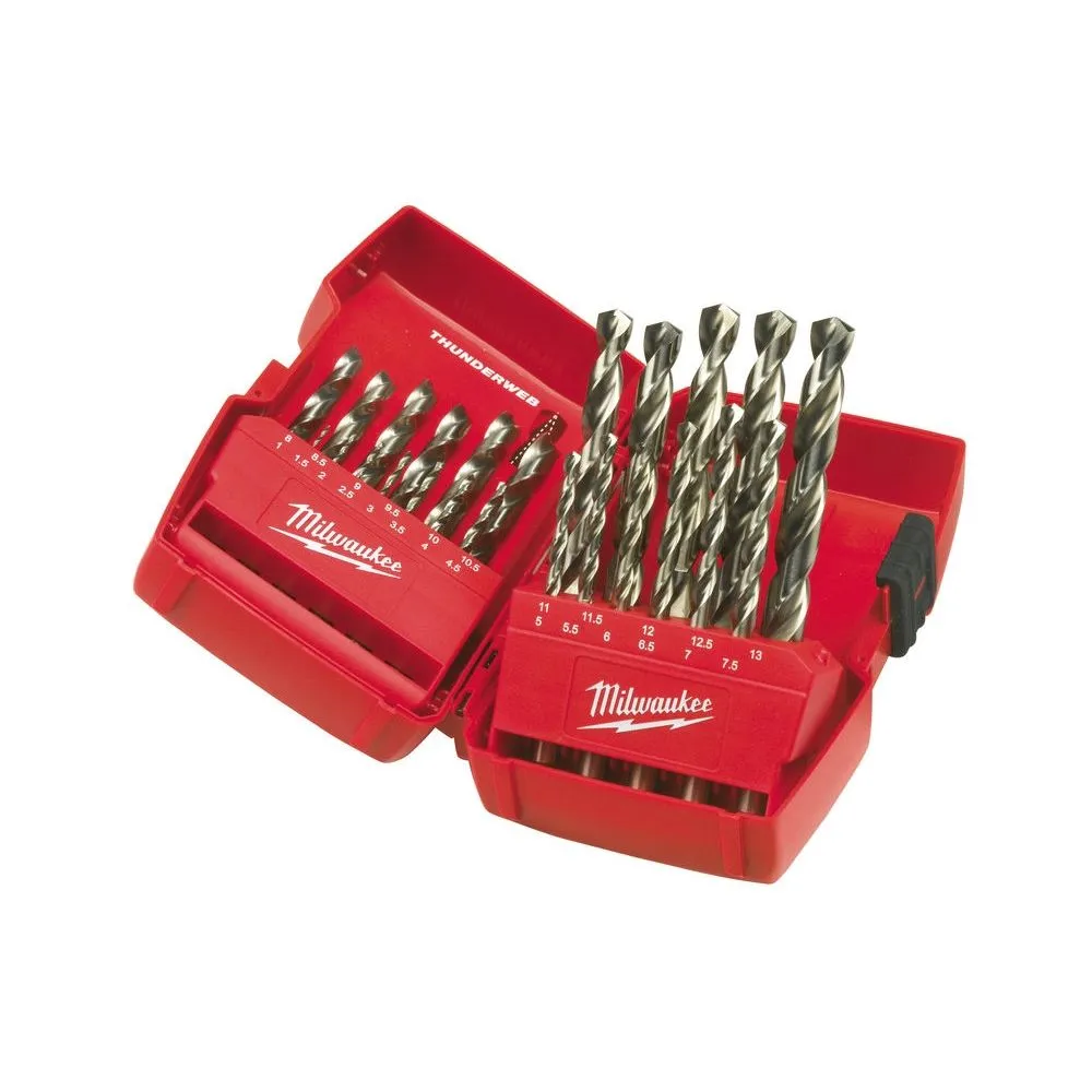 MILWAUKEE Burgije THUNDERWEB 1-13mm HSS-G set 25/1