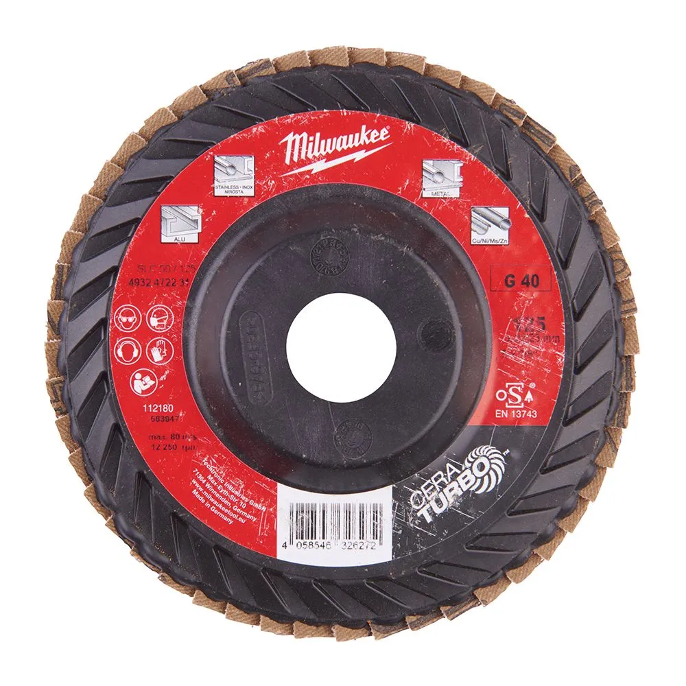 MILWAUKEE Lamelarni diskovi PREMIUM 125mm 125 x 22.2 mm/ gr. 40