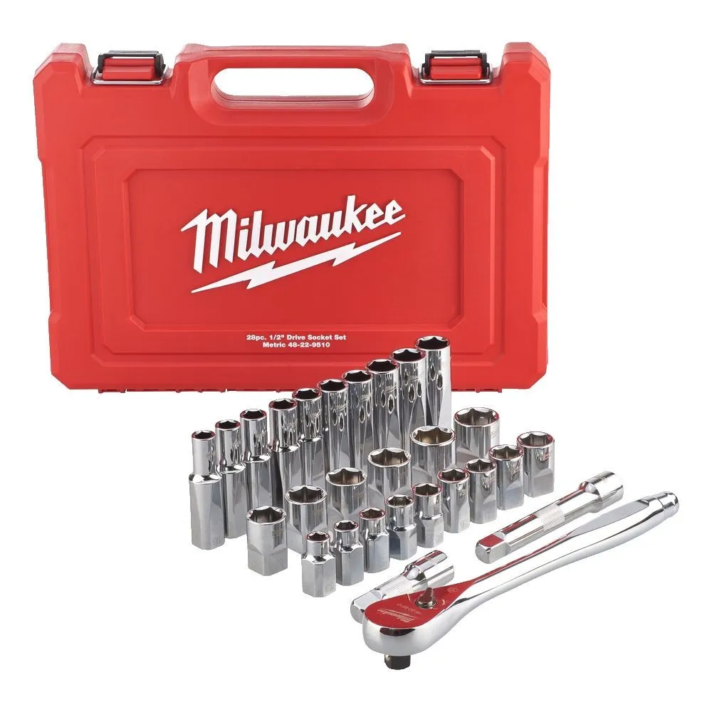 MILWAUKEE Nasadni ključevi Metric 1/2” set  28/1